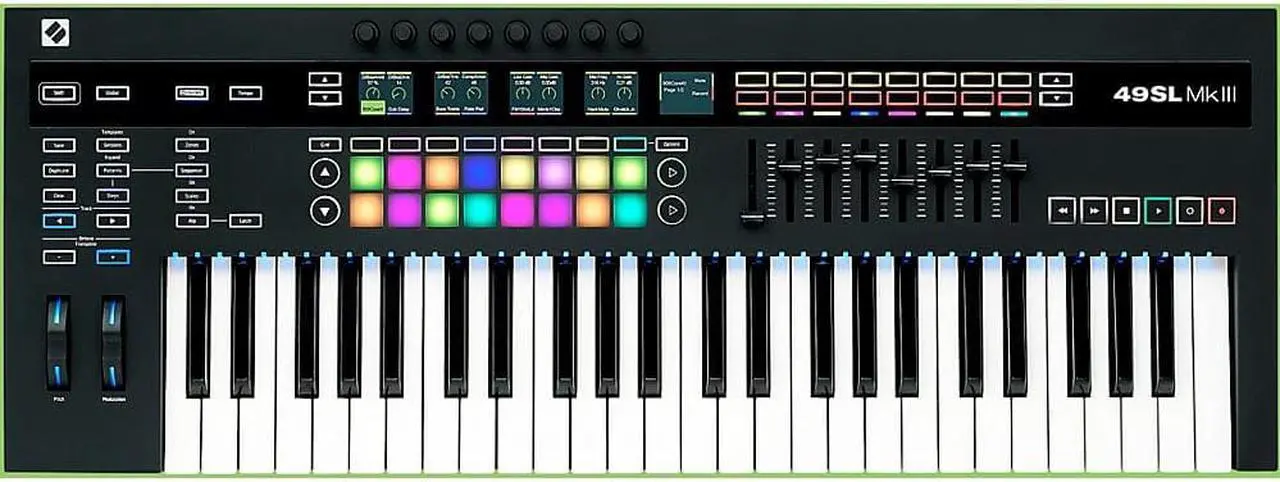 Alt view image 4 of 17 - Novation 49SL MkIII MIDI and CV Keyboard Controller