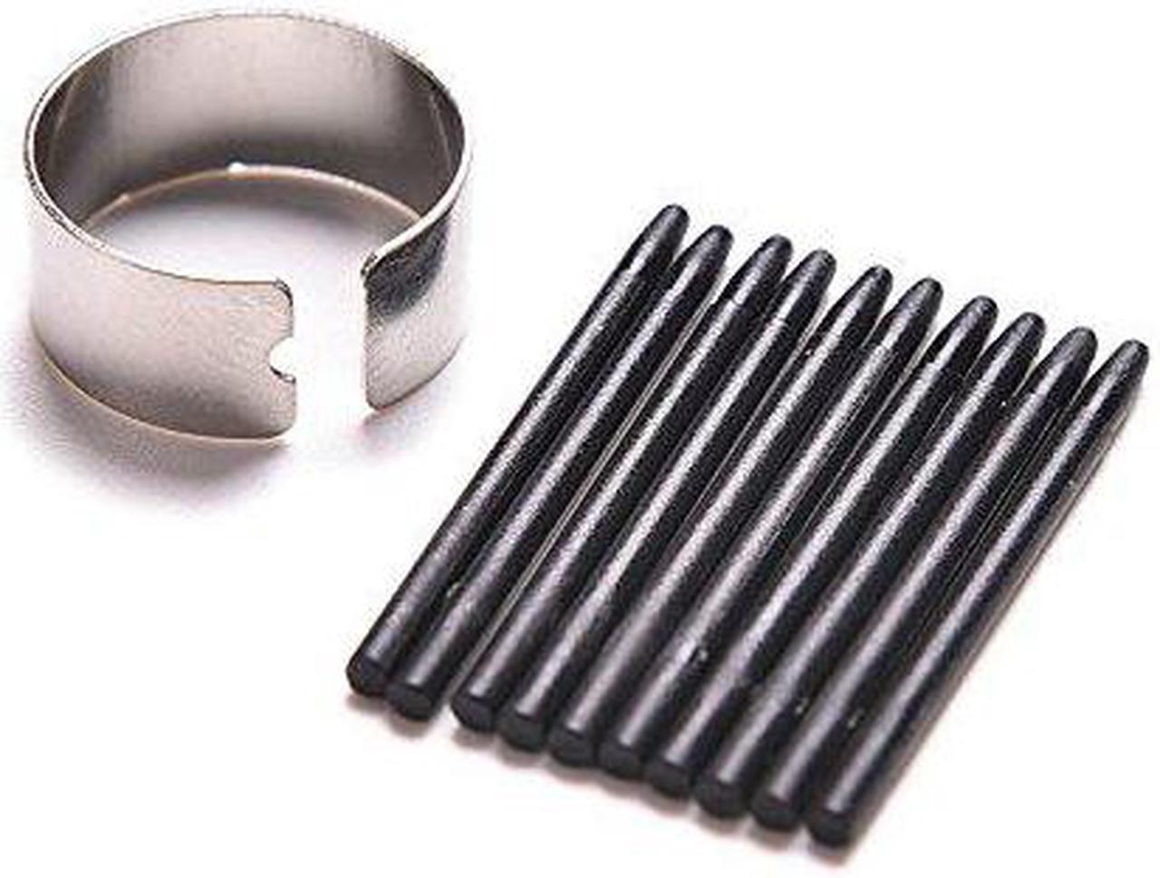 Main image of 10 pcs Replacement Pen Nibs for Wacom Bamboo CTE MTE CTL CTH CTH Intuos 3/4 - w/Removal Ring