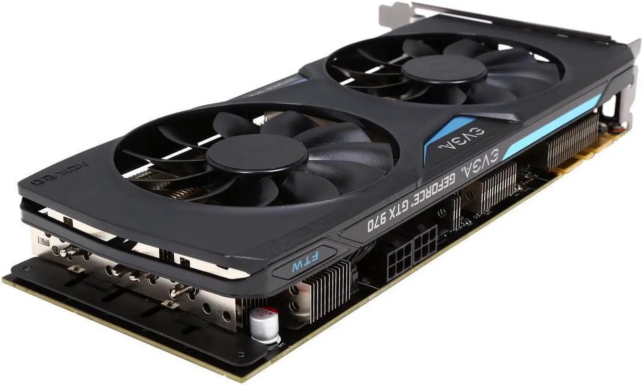 Alt view image 4 of 4 - EVGA GeForce GTX 970 04G-P4-2978-KR 4GB FTW GAMING w/ACX 2.0, Silent Cooling Graphics Card