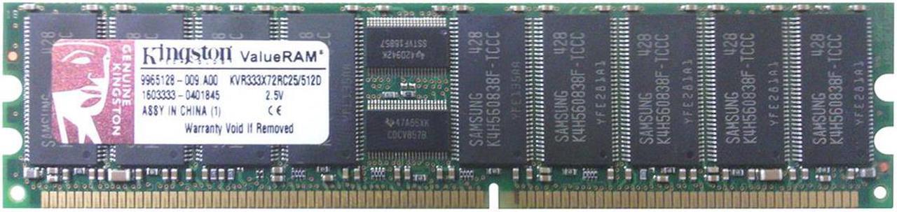 Main image of Kingston 512MB DDR SDRAM Memory Module