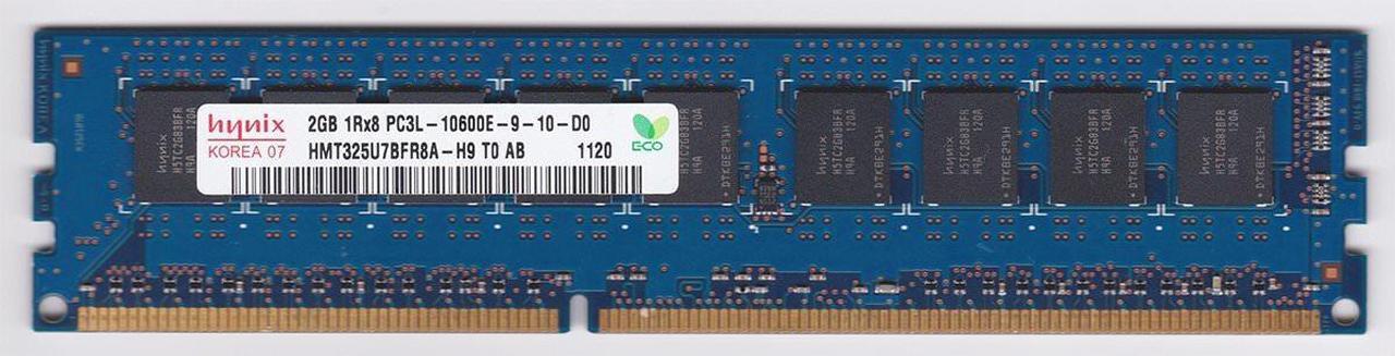 Main image of Hynix HMT325U7BFR8A-H9 PC3L-10600E 2GB ECC 1RX8