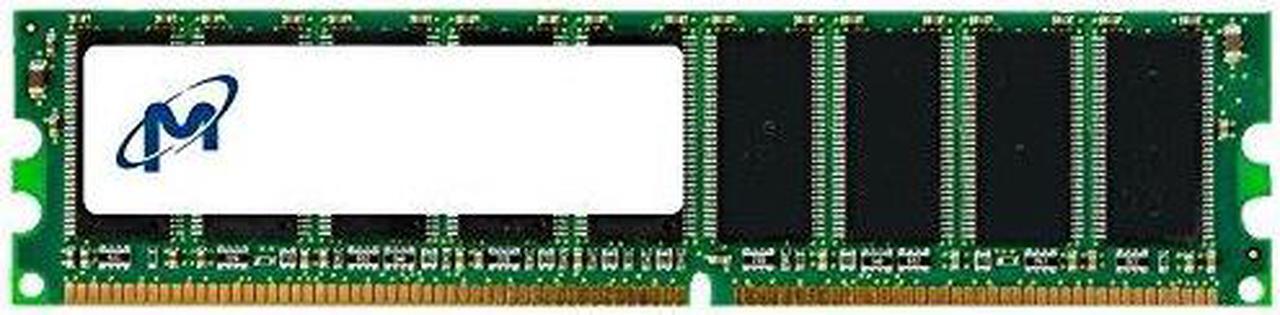 Main image of MICRON MT18VDDT12872AG-40BD1 1GB SERVER DIMM DDR PC3200(400) UNBUF ECC 2.5v 2RX8 184P 128MX72 64mX8