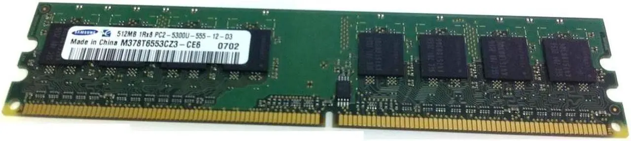 Main image of MEM DIMM 512MB PC2-5300U NON-ECC