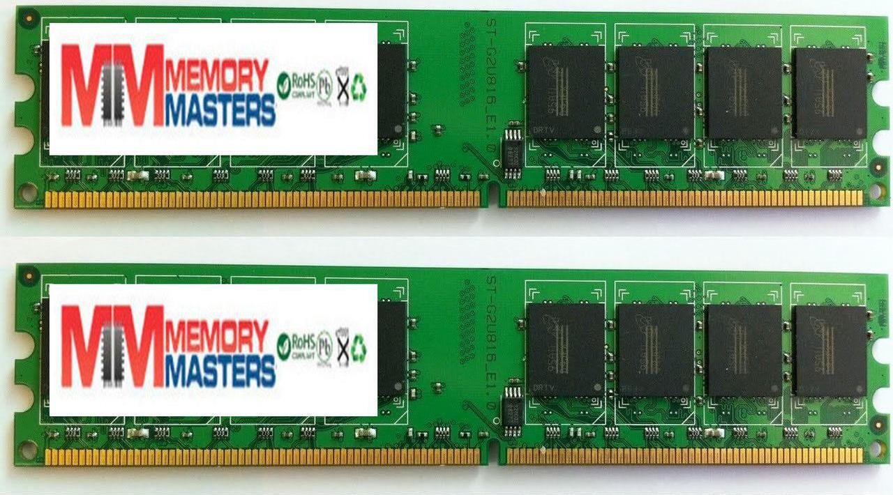Main image of MemoryMasters 4GB ( 2 x 2GB ) DDR2 DIMM (240 PIN) AM2 667Mhz PC2 5400 / PC2 5300 , LP UT 790FX-M2R 4 GB