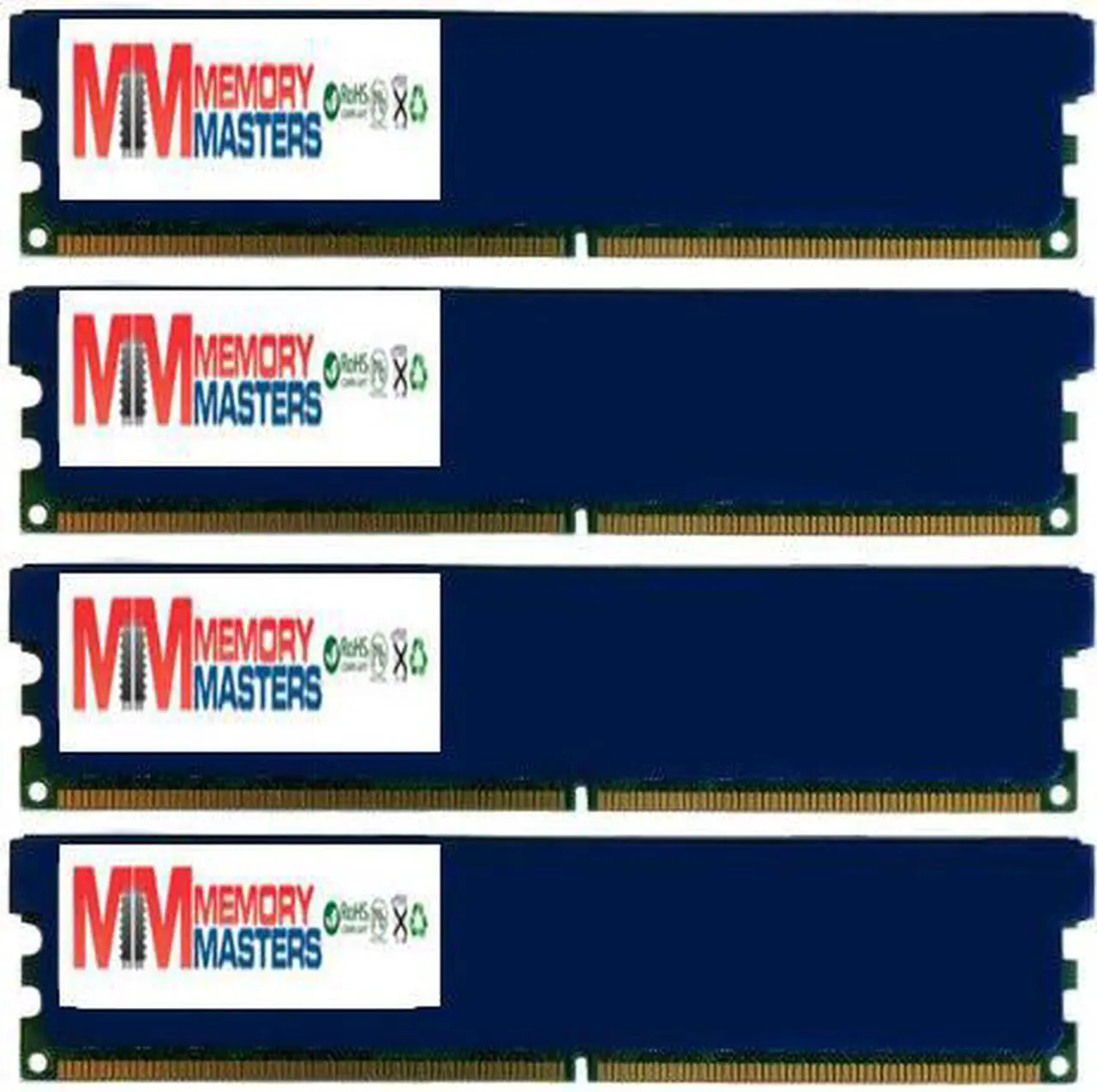Main image of MemoryMasters 32GB (4X 8GB) DDR3 PC3-12800 1600MHz DIMM with Black Low Profile Heatspreaders 240-Pin Dual/Quad Channel RAM Desktop Memory KIT 10-10-10-27