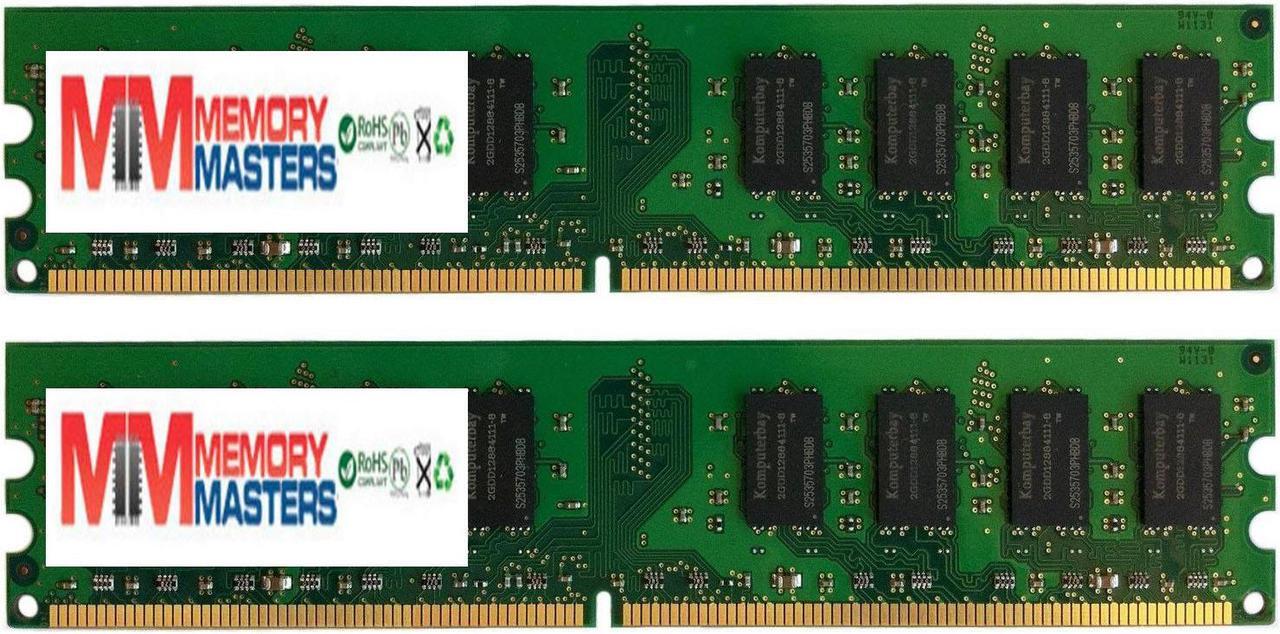 Main image of MemoryMasters 4GB 2x 2GB DDR2 PC2 4200 533Mhz 240 Pin DIMM 4 GB CL 4 KIT