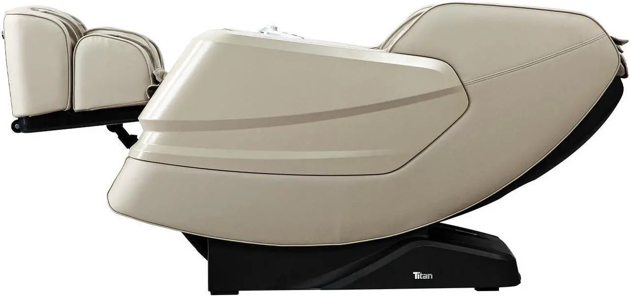 Alt view image 3 of 6 - Titan Harmony II Brown Full body 3D Massage chair SL- Track, Foot roller, Zero Gravity, Space Saving Technology 2024