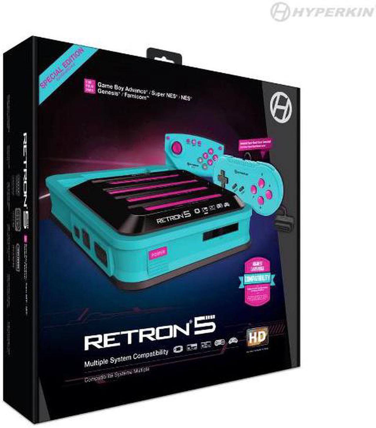 Alt view image 5 of 8 - Hyperkin RetroN 5: HD Gaming Console for GBA/ Gbc/ GB/ Super NES/ Super Famicom/ Genesis/ Mega Drive/ Master System (Hyp