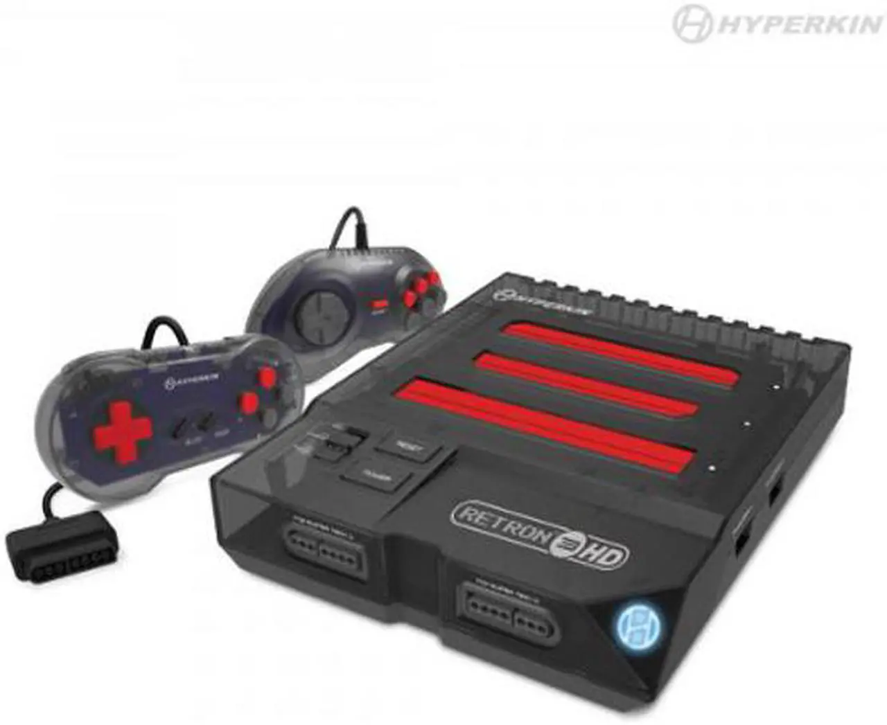 Alt view image 17 of 17 - Hyperkin RetroN 3 HD 3-in-1 Retro Gaming Console for NES, Super Famicom, and Genesis/ Mega Drive (Space Black) - Sega Ge