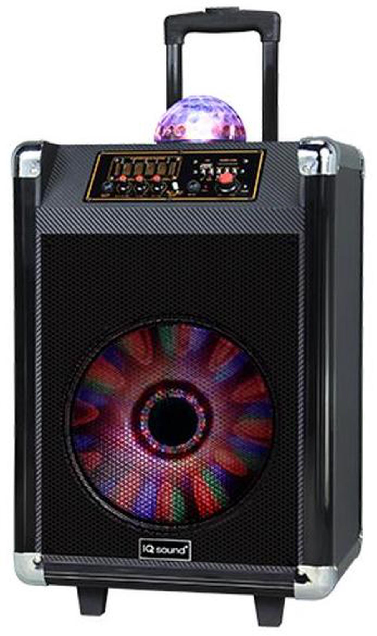 Alt view image 8 of 8 - Supersonic - IQ-3612DJBTBLK - Supersonic Speaker System - 30 W RMS - Wireless Speaker(s) - Portable - Battery