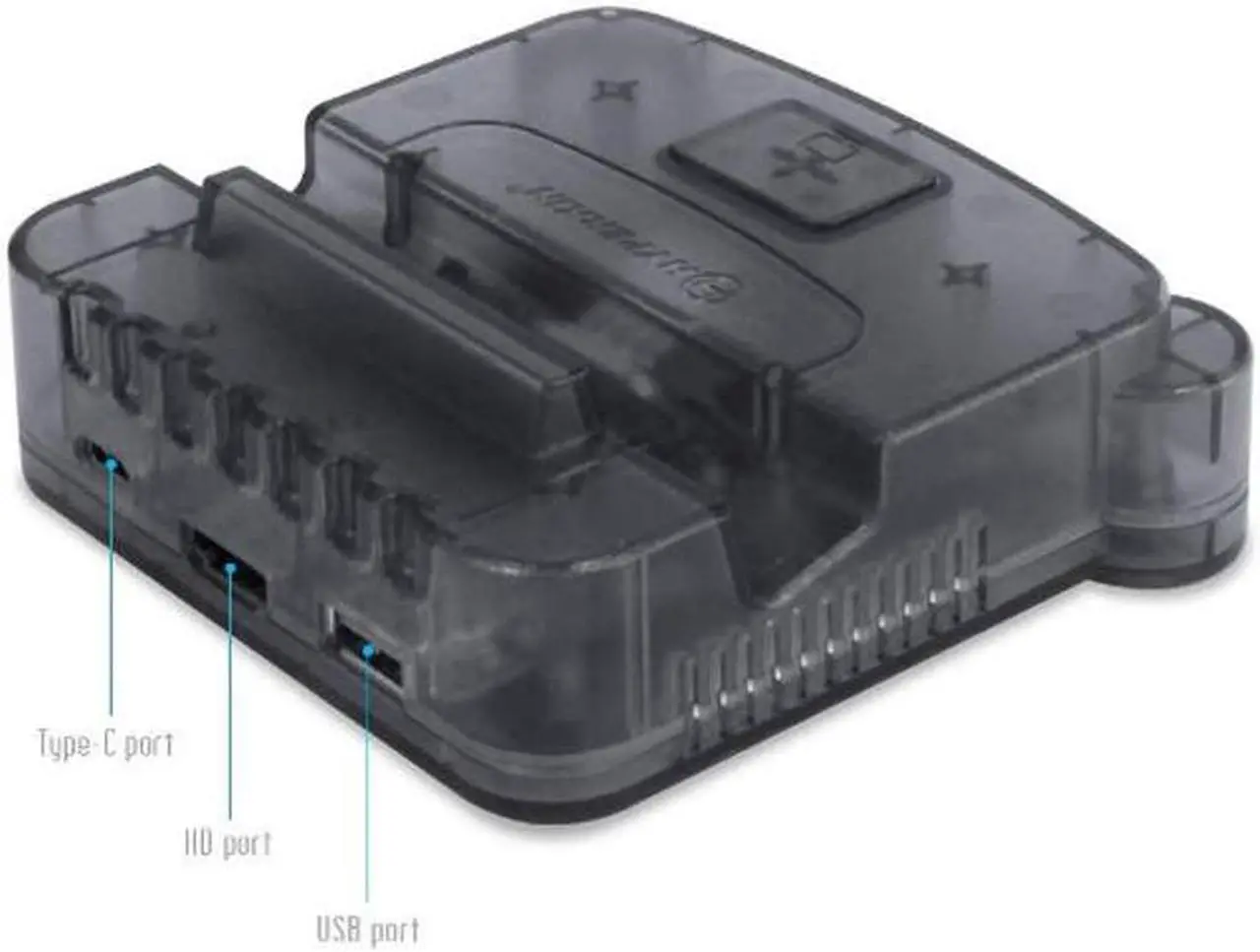 Alt view image 10 of 12 - Hyperkin RetroN S64 Console Dock for Switch (Smoke Gray) - Nintendo Switch