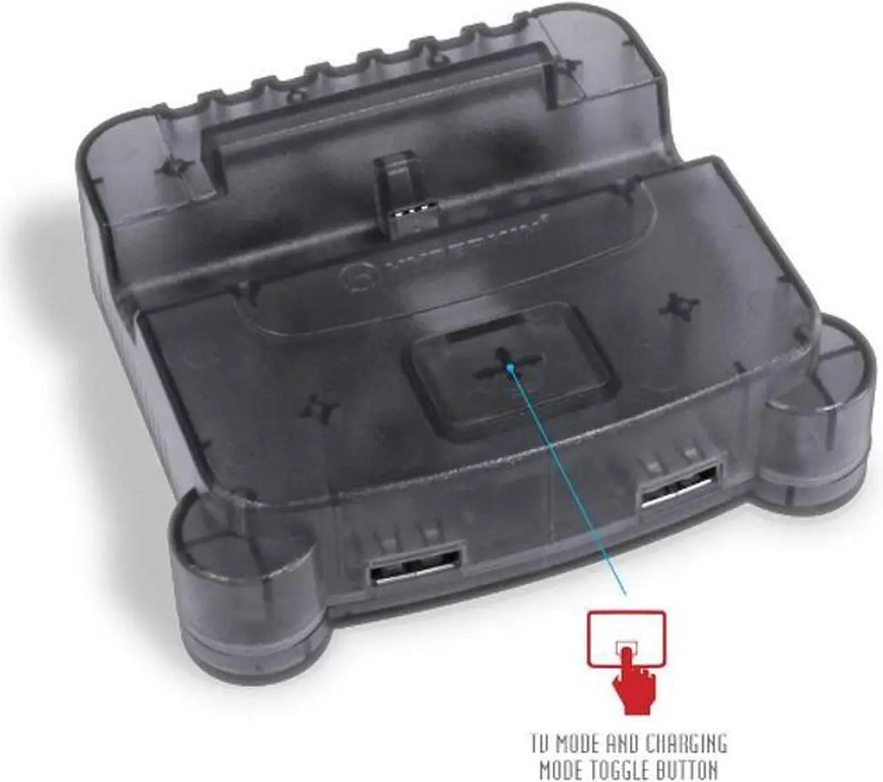 Alt view image 11 of 12 - Hyperkin RetroN S64 Console Dock for Switch (Smoke Gray) - Nintendo Switch