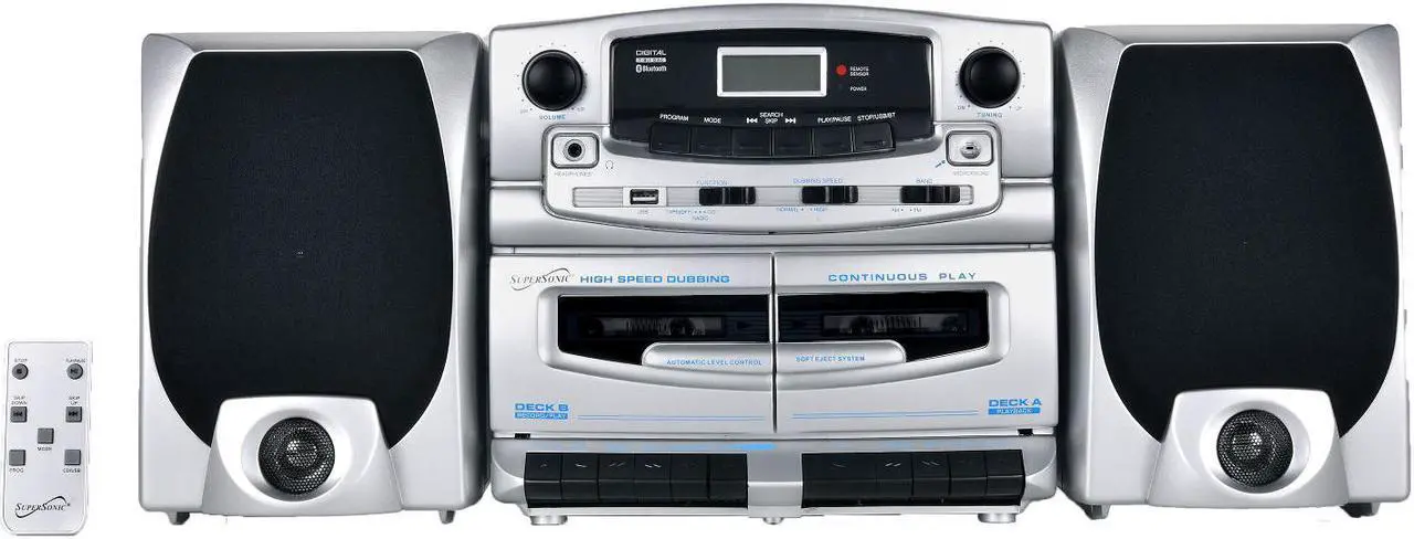 Alt view image 6 of 12 - Supersonic Bluetooth Audio System SC-2121BT