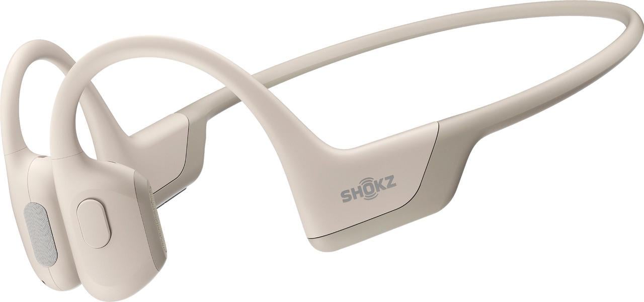 Shokz OpenRun Pro Premium Bone Conduction Open-Ear Sport Headphones - Beige S810-ST-BG-US