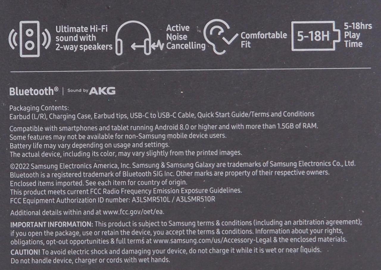 Alt view image 3 of 19 - Samsung Galaxy Buds2 Pro True Wireless Earbud Headphones Graphite SM-R510NZAAXAR