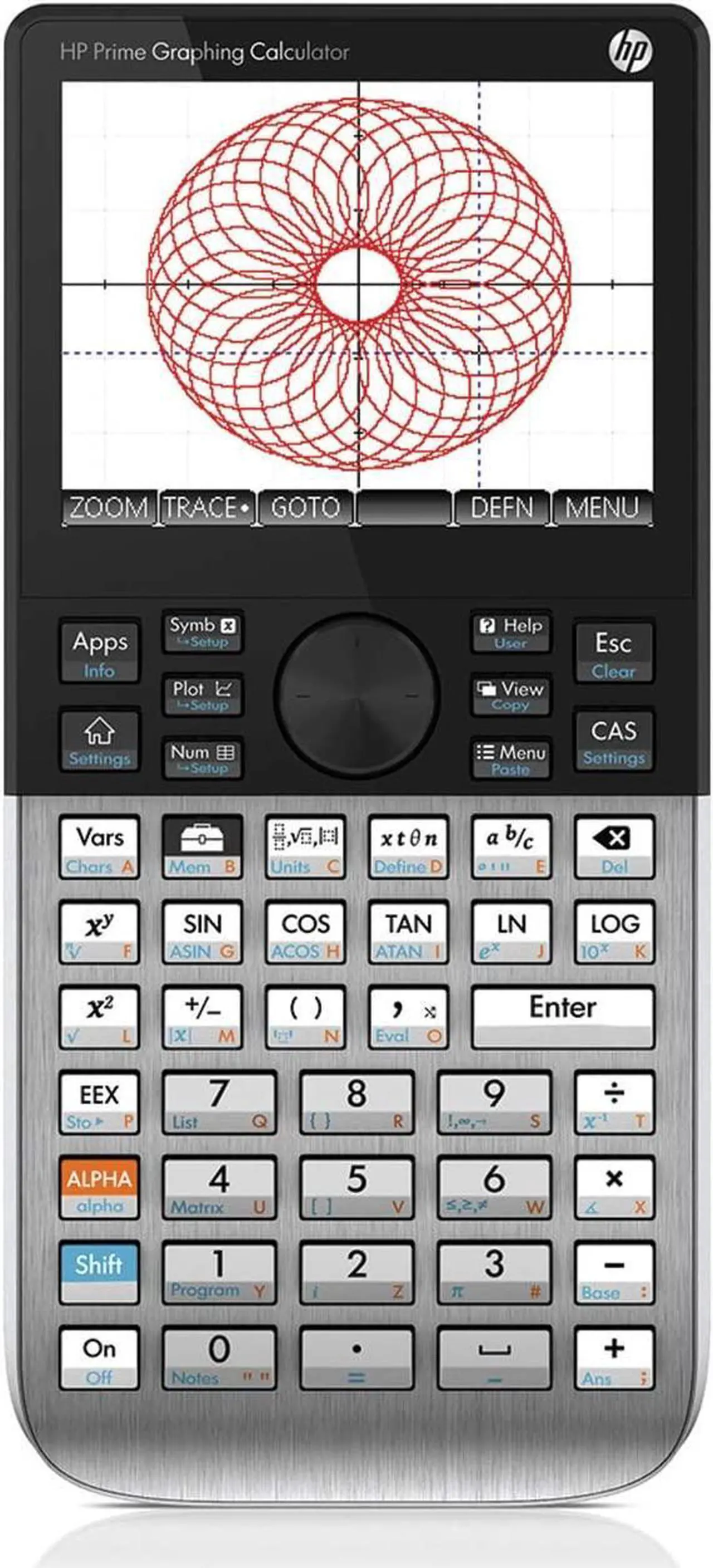 Main image of HP Prime Handheld Graphing Calculator Black 2AP18AA#ABA/HPPRIME#INT