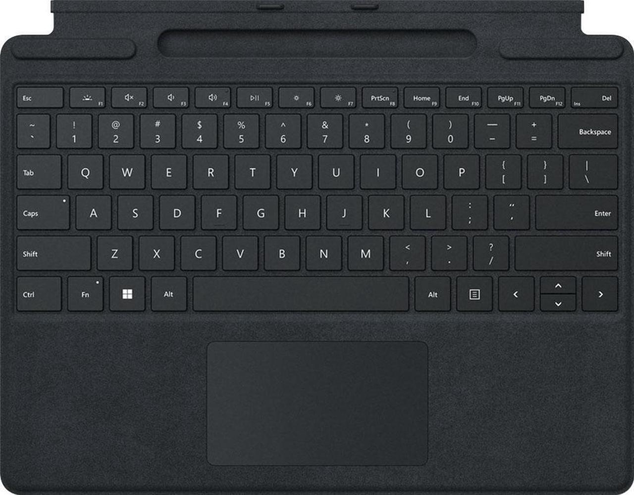 Alt view image 12 of 13 - Microsoft 8XA-00001 Surface Pro Signature Keyboard Black