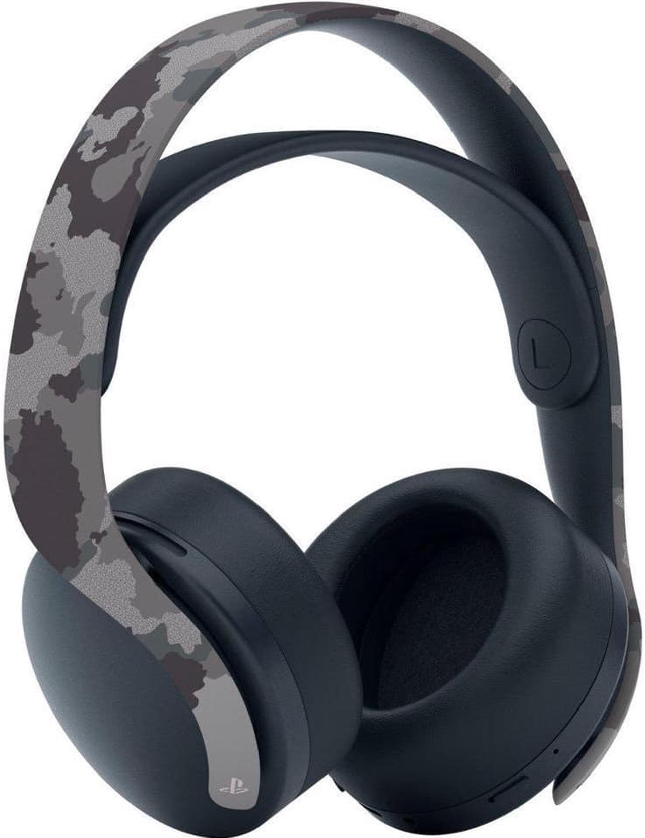 Alt view image 3 of 14 - Sony PULSE 3D Wireless Headset for PS5, PS4, and PC Gray Camouflage Model 1000030605