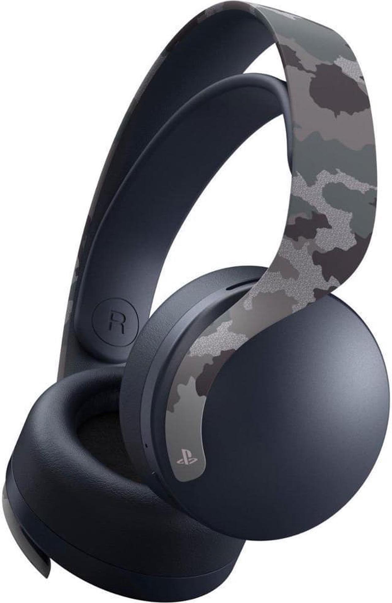 Alt view image 4 of 14 - Sony PULSE 3D Wireless Headset for PS5, PS4, and PC Gray Camouflage Model 1000030605