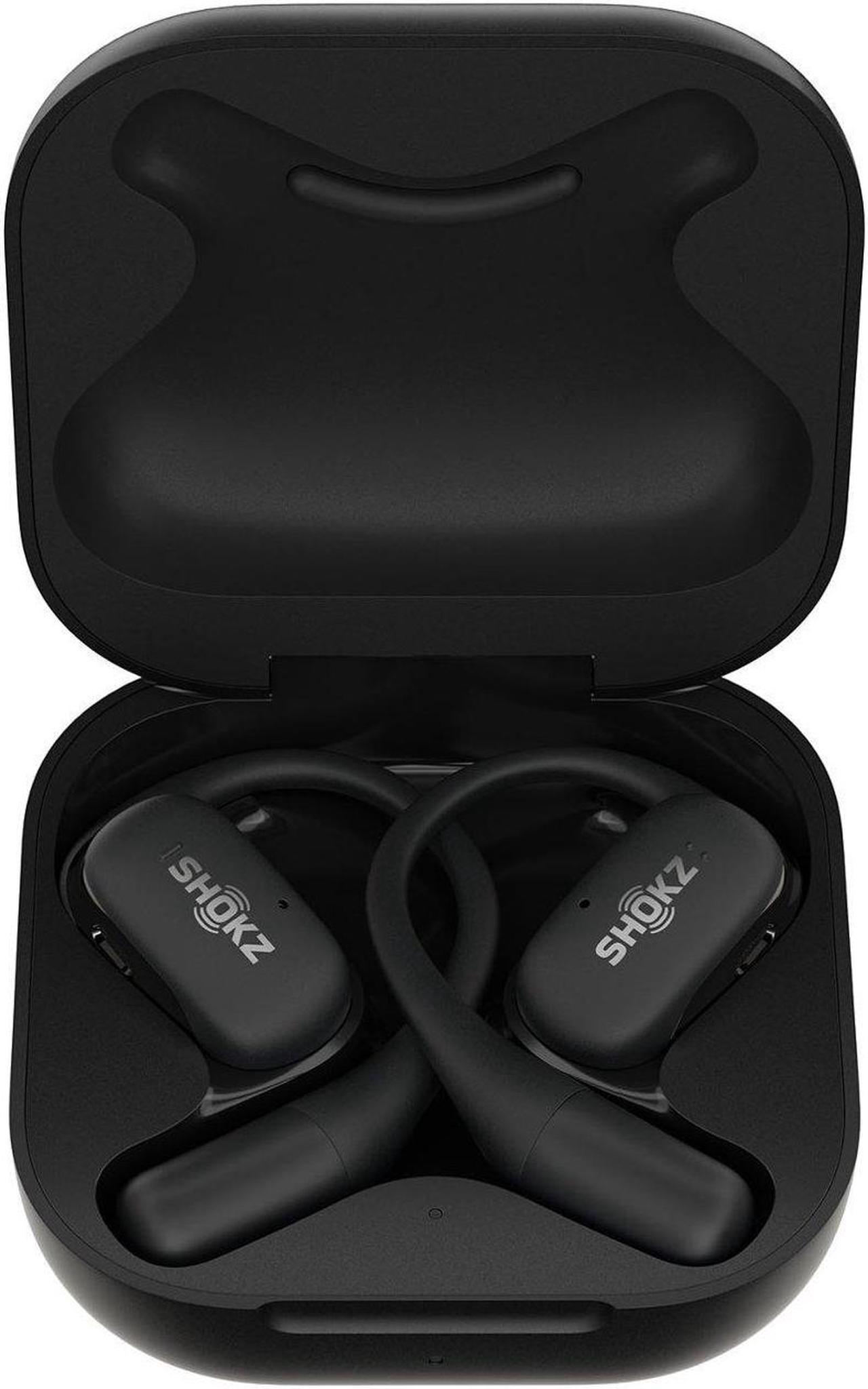 Shokz OpenFit Open-Ear Headphones True Wireless Earbuds, Black T910-ST-BK-US