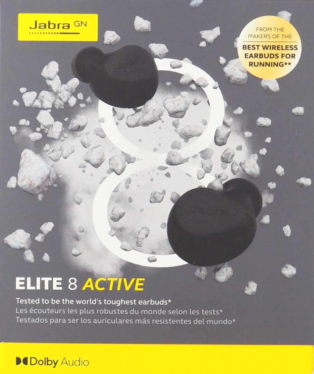 Alt view image 2 of 4 - Jabra Elite 8 Active Military Grade True Wireless Headphones 100-99160900-99  Black