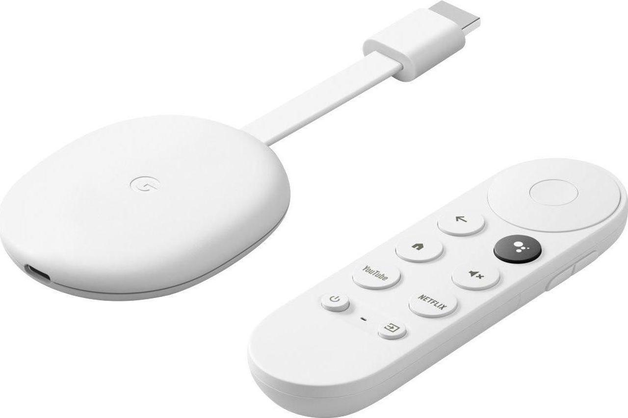 Alt view image 15 of 19 - Google Nest GA03131 Chromecast With Google TV (HD) - Snow