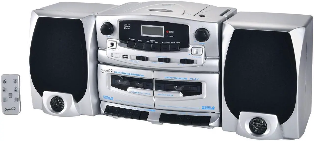 Alt view image 9 of 12 - Supersonic Bluetooth Audio System SC-2121BT