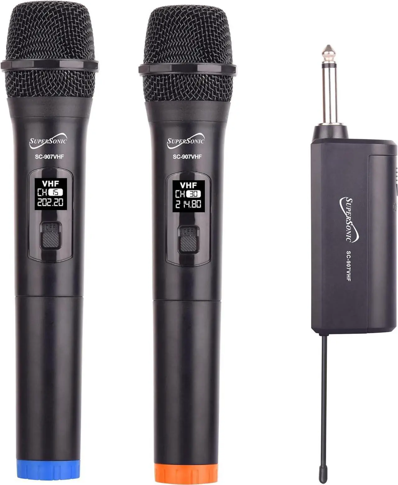 Main image of Supersonic SC907 VHF Dual Fix Channel Wireless Transmitter with Microphones