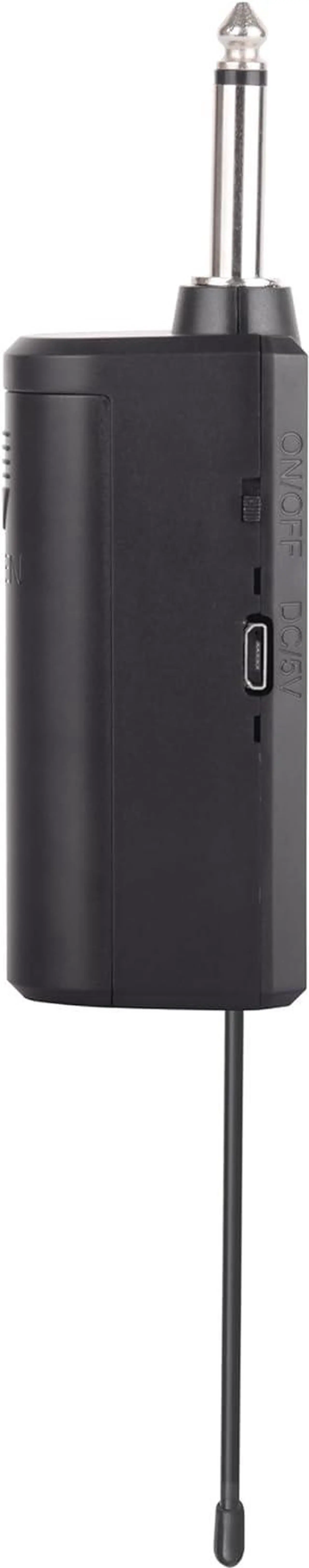 Alt view image 5 of 6 - Supersonic SC907 VHF Dual Fix Channel Wireless Transmitter with Microphones