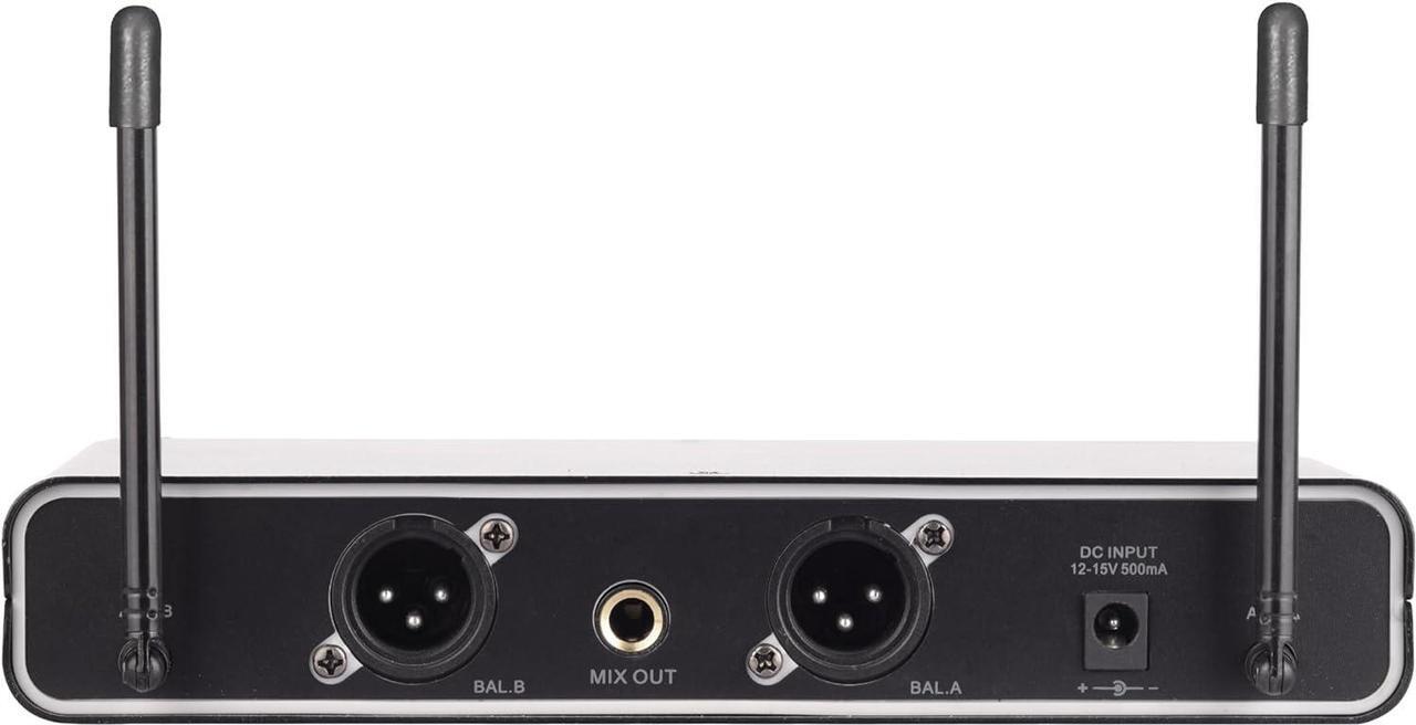 Alt view image 3 of 5 - Supersonic SC930 UHF Dual Channel Wireless Microphone System