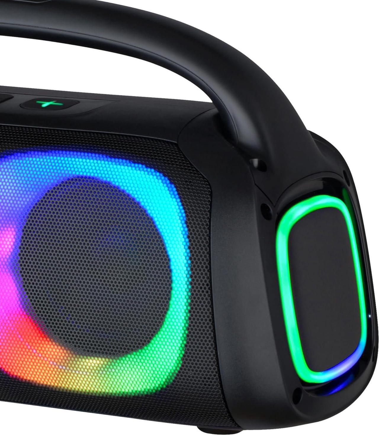 Alt view image 13 of 14 - Supersonic Portable Bluetooth Wireless Speaker Built-in Mic, USB/SD/AUX, FM SC-2322BT Blue