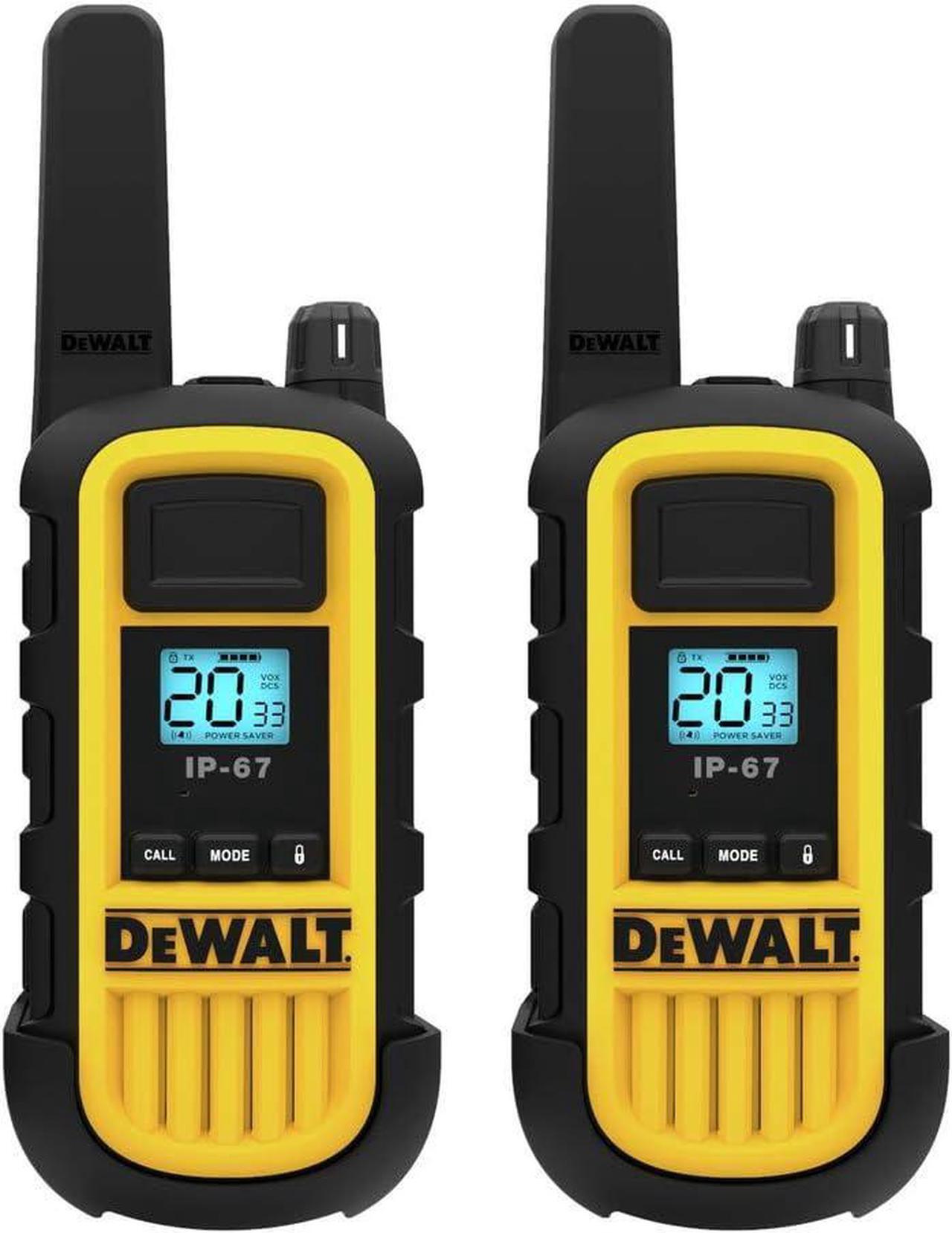 Alt view image 2 of 2 - DEWALT DXFRS800 2 Watt Heavy Duty Walkie Talkies 2 Pack