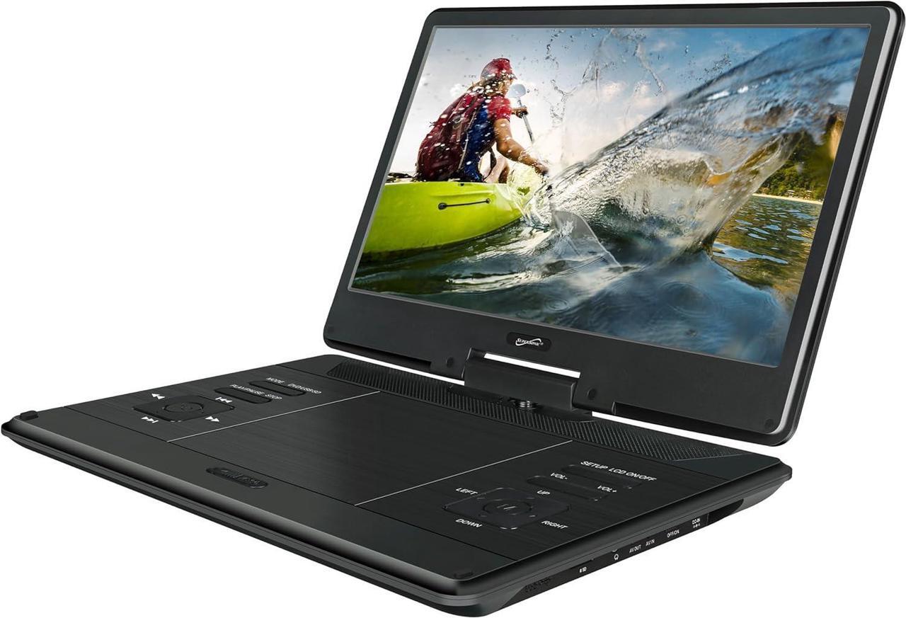 Alt view image 6 of 14 - Supersonic SC-2514, 14" Portable DVD Player with Built-in Hybrid TV Tuners, AC/DC, LED SC-2514