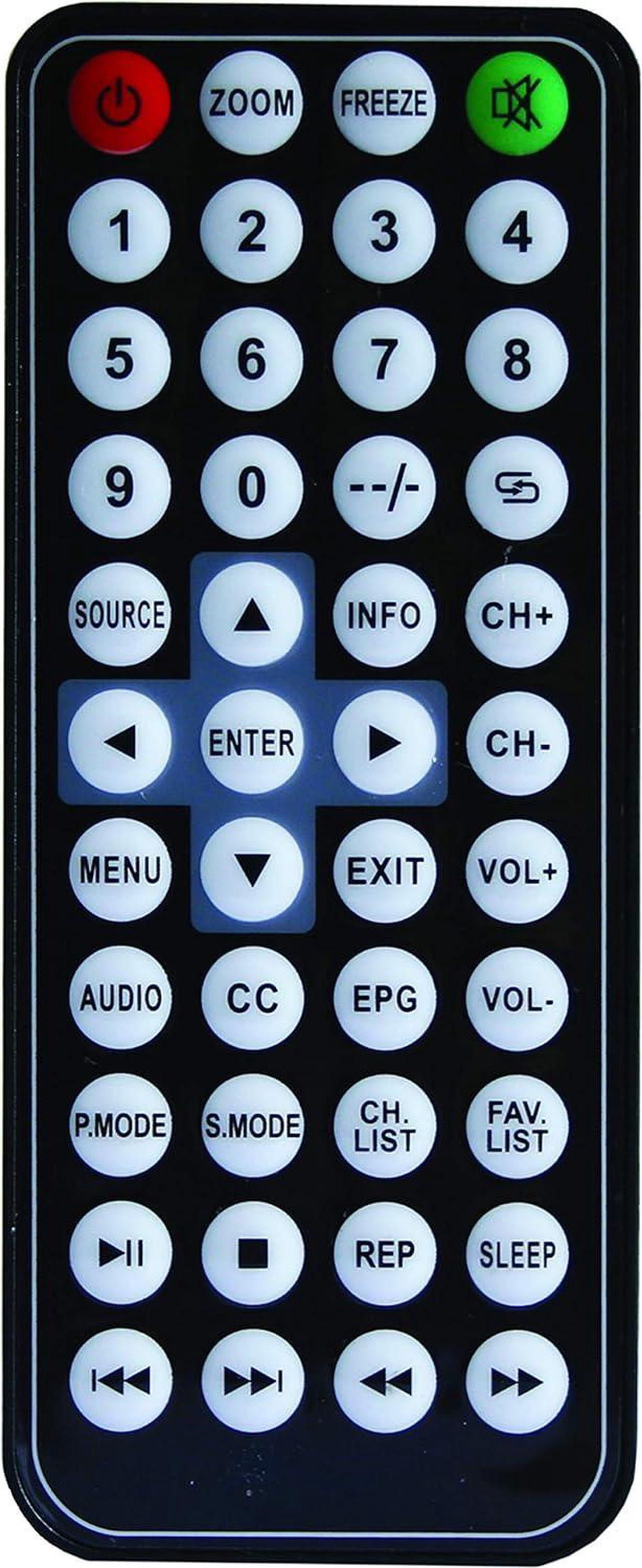 Alt view image 18 of 20 - Supersonic SC-499 9" Widescreen Portable Digital LCD TV with Built-in TV Tuner