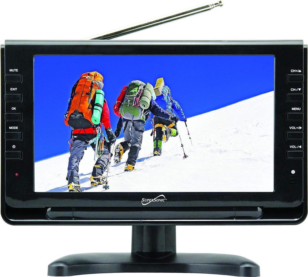 Alt view image 19 of 20 - Supersonic SC-499 9" Widescreen Portable Digital LCD TV with Built-in TV Tuner