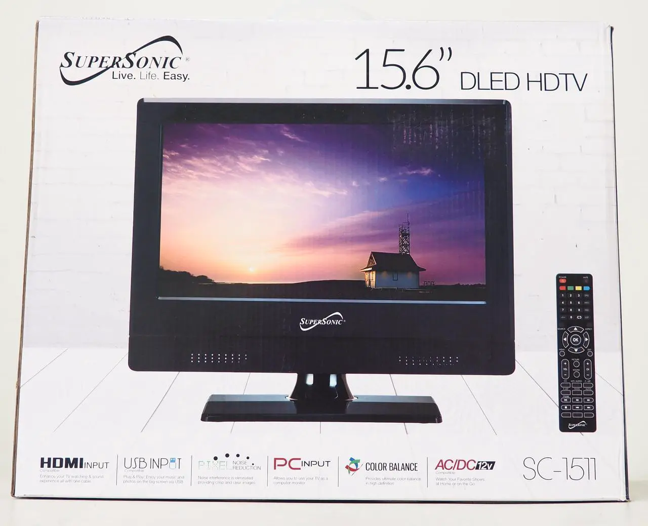 Alt view image 15 of 15 - Supersonic SC1511 15.6 inch 1080p LED HDTV