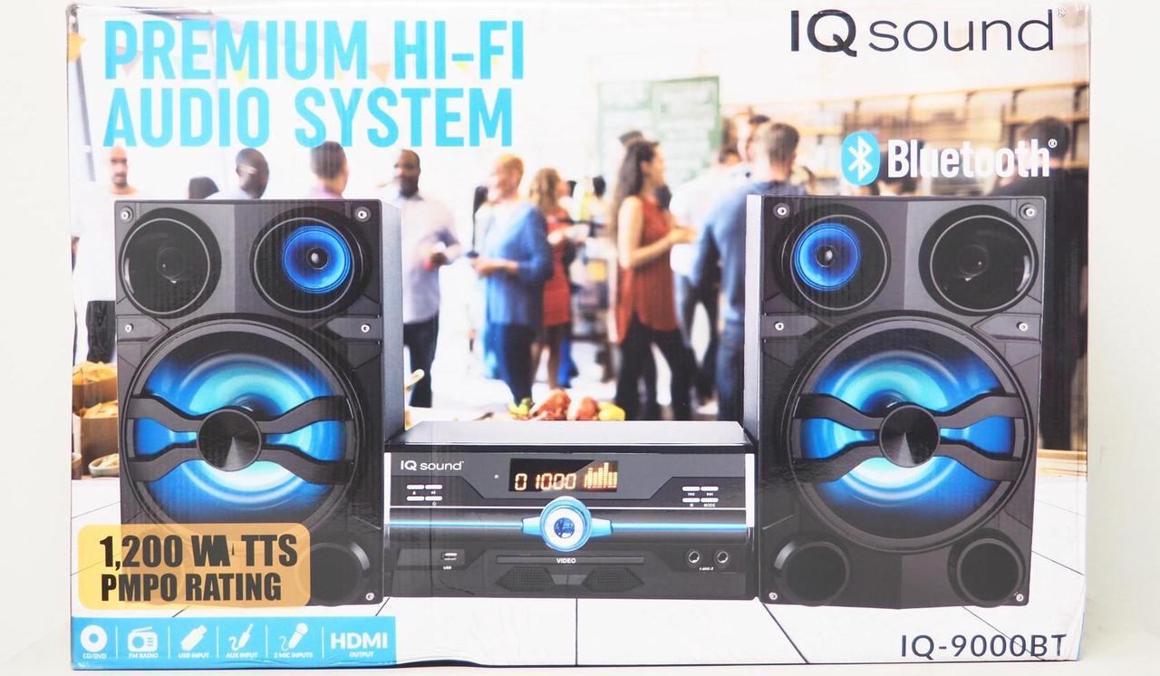 Alt view image 18 of 19 - Supersonic IQ Sound IQ-9000BT HiFi Multimedia Audio System with Bluetooth and AUX/USB/Mic Inputs