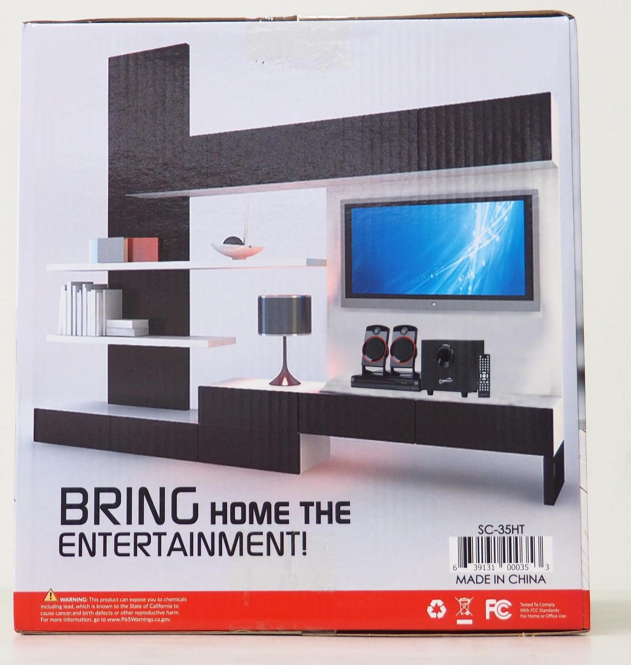 Alt view image 18 of 20 - Supersonic SC-35HT 2.1 Channel DVD Home Theater System, Bluetooth, HDMI, DVD/CD/VCD/SVCD/MP3 Playback