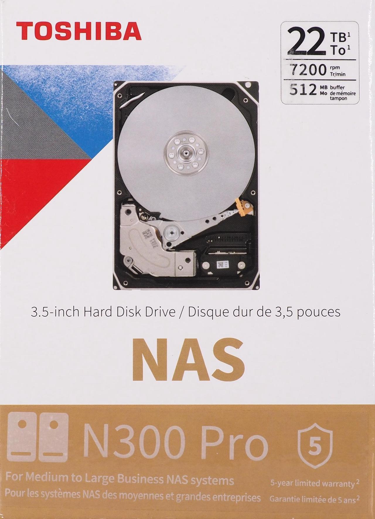Alt view image 14 of 20 - Toshiba N300 Pro SATA III 3.5" Internal NAS 22TB Hard Drive #HDWG62CXZSTB