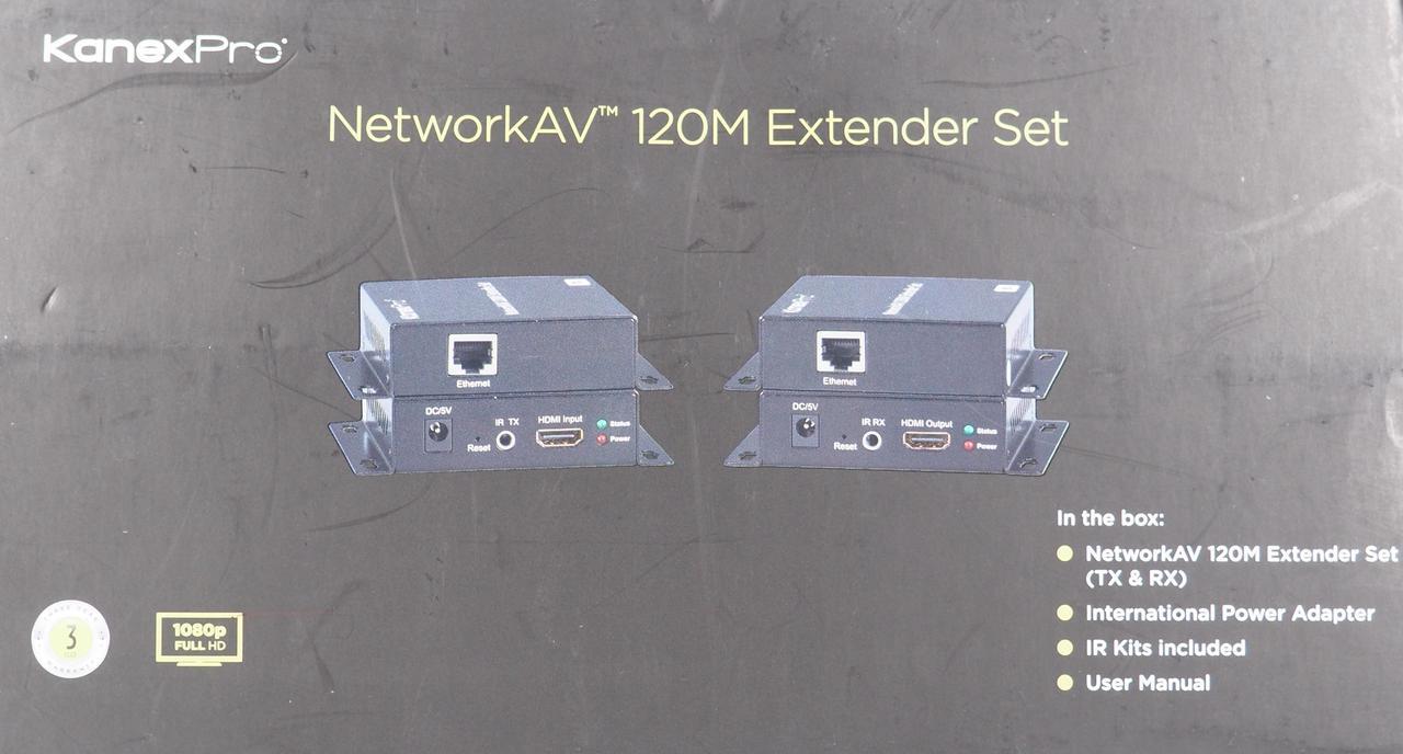 Alt view image 12 of 14 - KanexPro NetworkAV HDMI over IP Extender Transmitter/Receiver Set EXT-AVIP120M