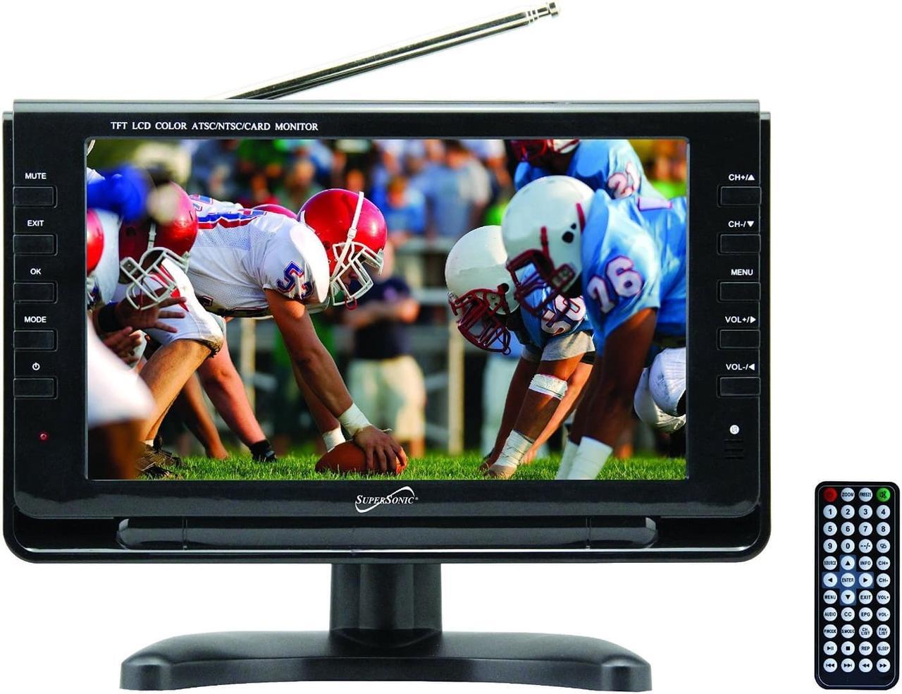 Alt view image 15 of 20 - Supersonic SC-499 9" Widescreen Portable Digital LCD TV with Built-in TV Tuner