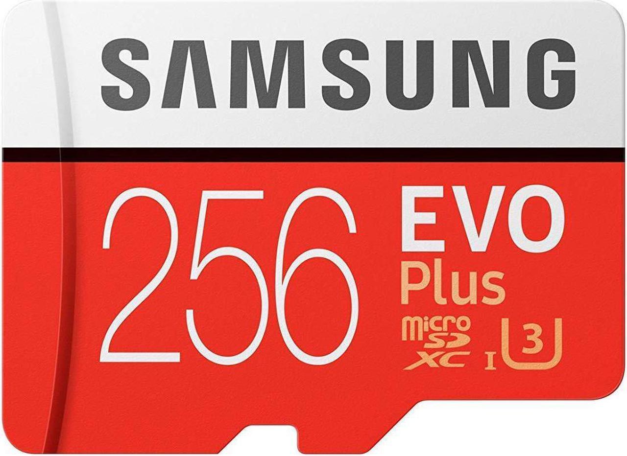 Alt view image 16 of 20 - Samsung EVO Plus 256 GB microSDXC - Class 10/UHS-I (U3) - 100 MB/s Read - 90 MB/s Write