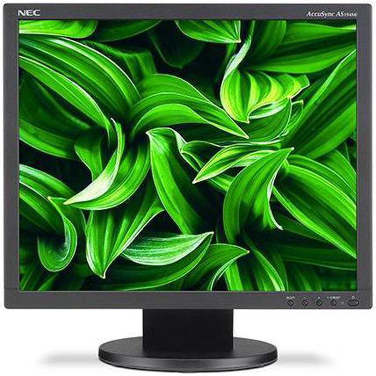 Alt view image 3 of 3 - NEC AS19Mi-BK 19" 1280x1024 LED Backlit LCD Display Monitor
