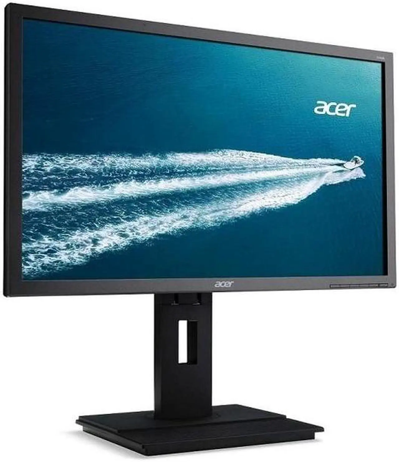 Alt view image 12 of 12 - Acer B246HL ymiprx UM.FB6AA.007 24" Full HD 1920 x 1080 60 Hz D-Sub, HDMI, DisplayPort Built-in Speakers Height Adjustable Monitor