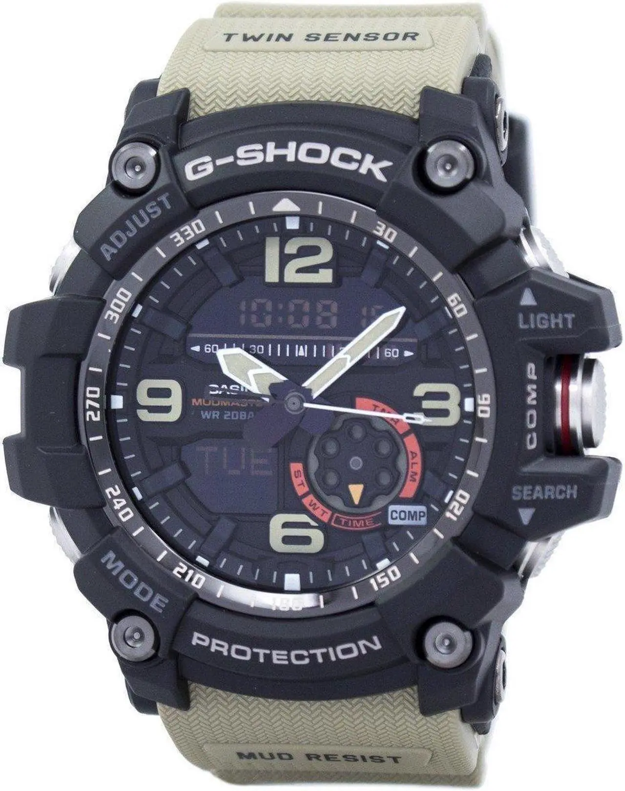 Alt view image 10 of 20 - Casio G-Shock Mudmaster Compass Watch GG1000-1A5
