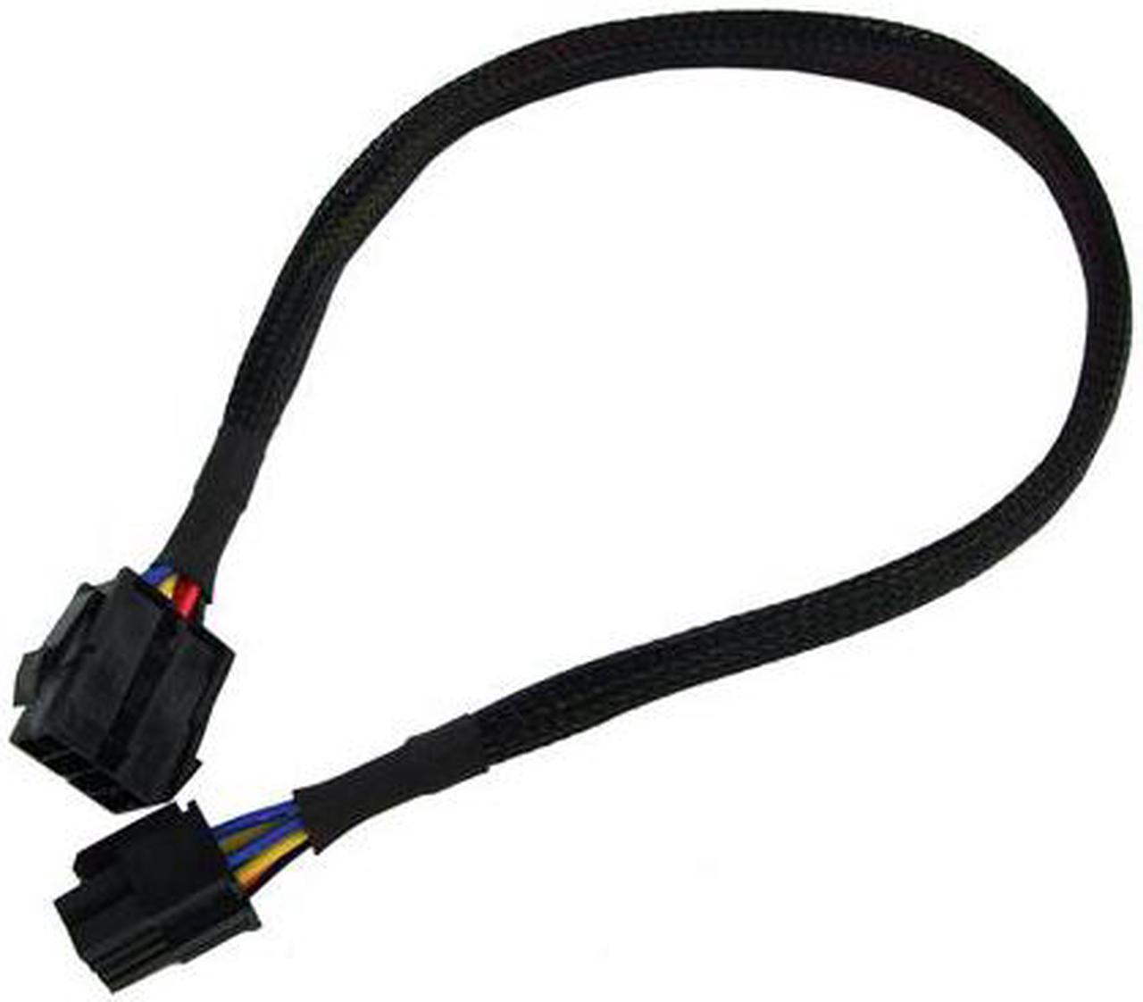 Phobya extension 8-Pin or EPS12V 45cm - black