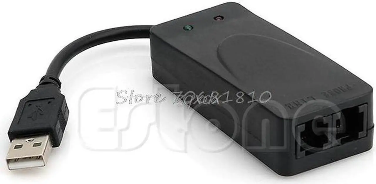 Alt view image 3 of 5 - 2 Dual RJ11 Ports USB 56K External Dial Up Voice Fax Data Modem For Windows 7 8 Z09 Drop ship