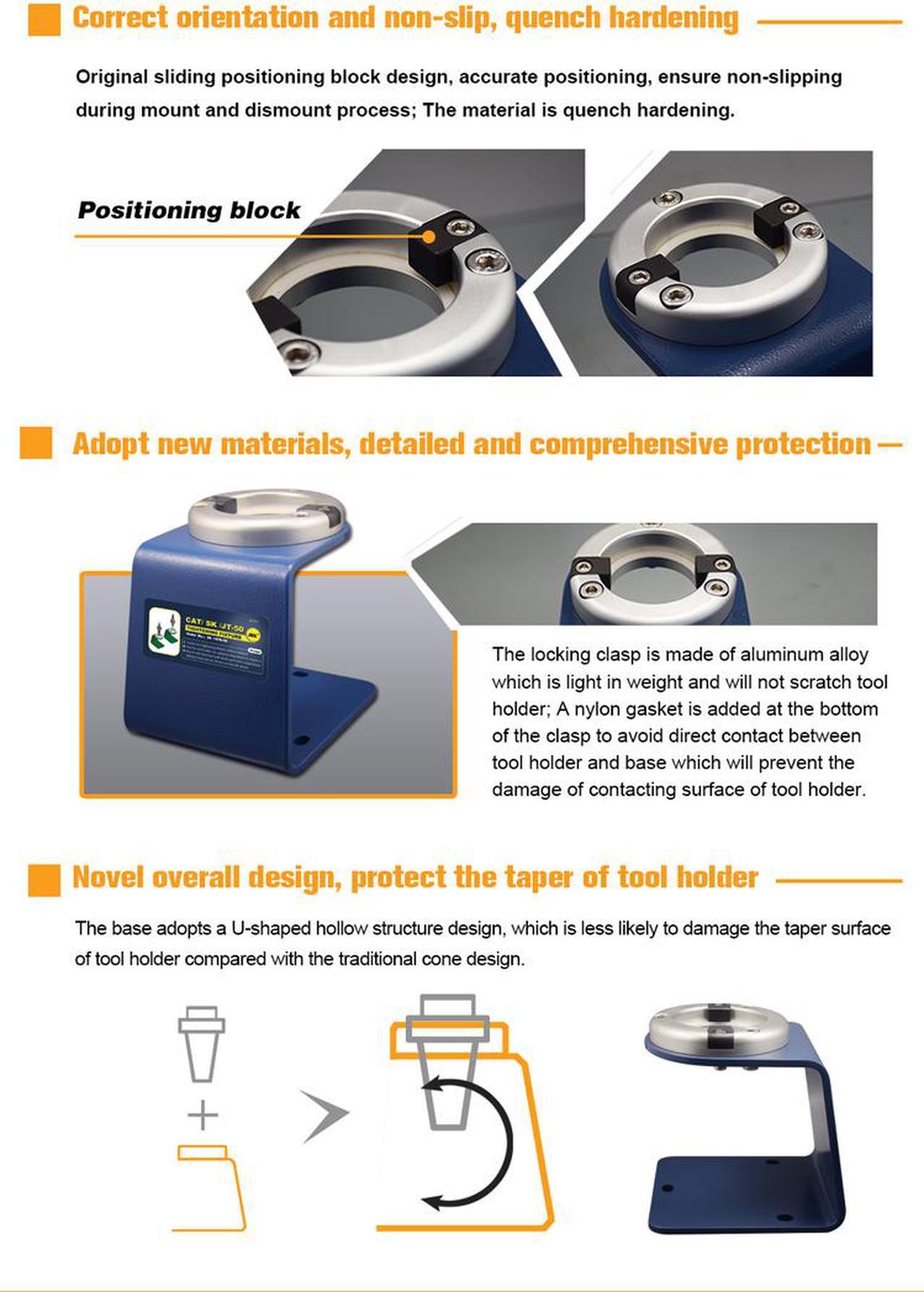 Alt view image 4 of 6 - CAT50 Tool Holder Tightening Fixture CNC Machine Tool Accessories Match JT50 SK50 CNC Tool Holder Collet Chucks