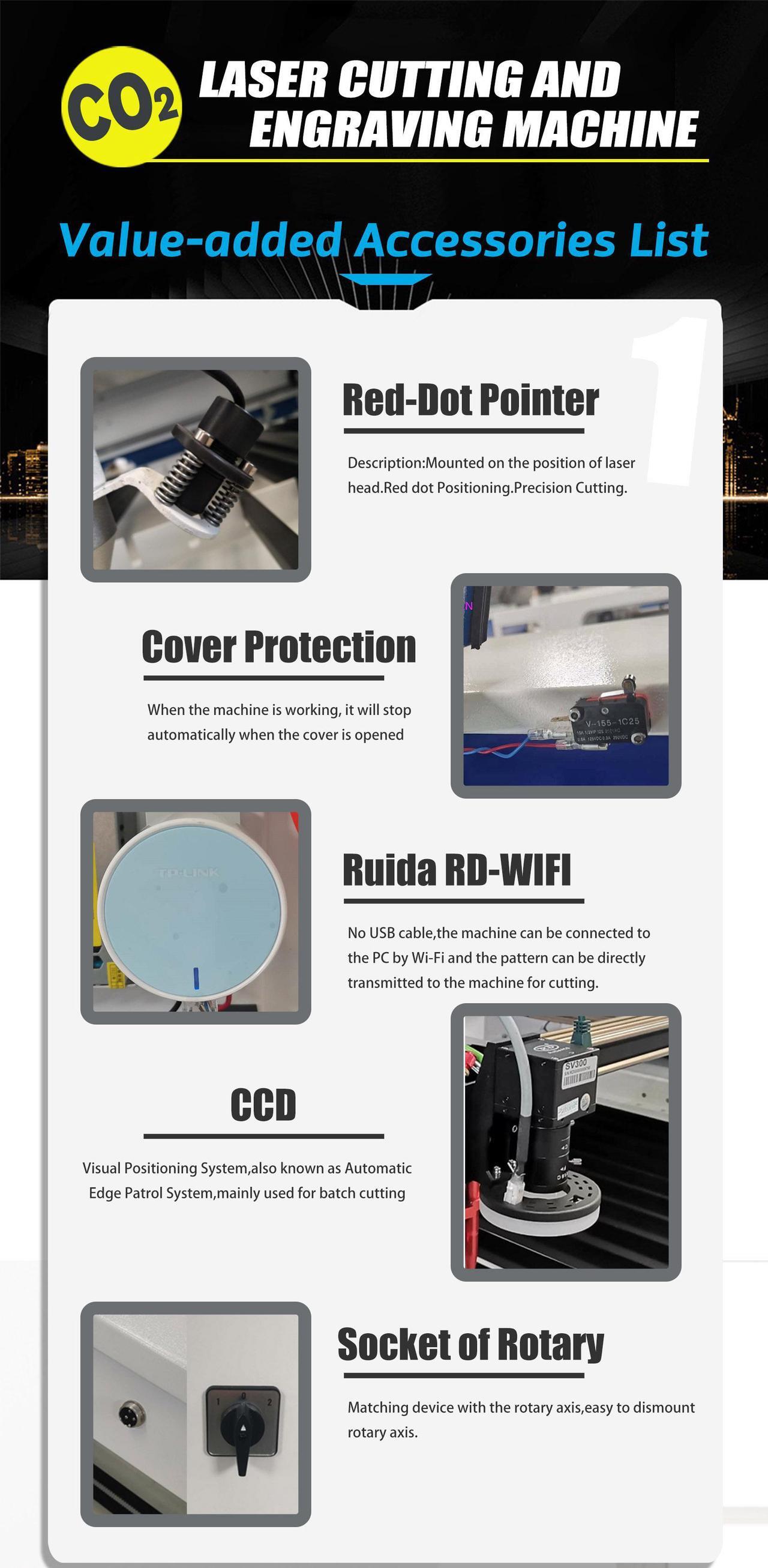 Alt view image 5 of 7 - CO2 Laser Cutter and Engraver Machine 130W Belt Workbench 1300*900mm Water Chiller for non-metal Wood Leather