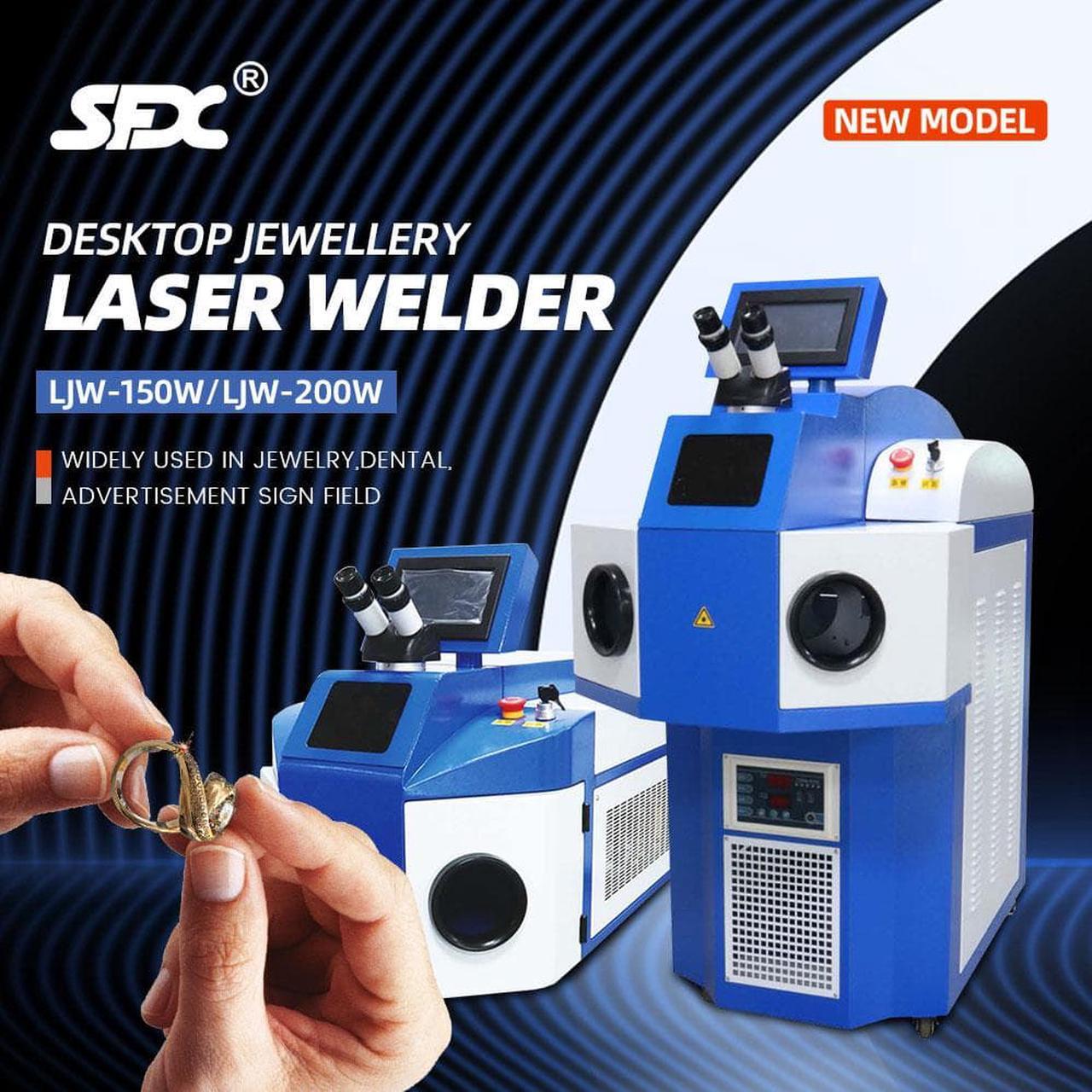 Alt view image 6 of 6 - SFX Laser Welder Machine Desktop Jewellery Laser Welder Laser Welder Welding Machine 150W